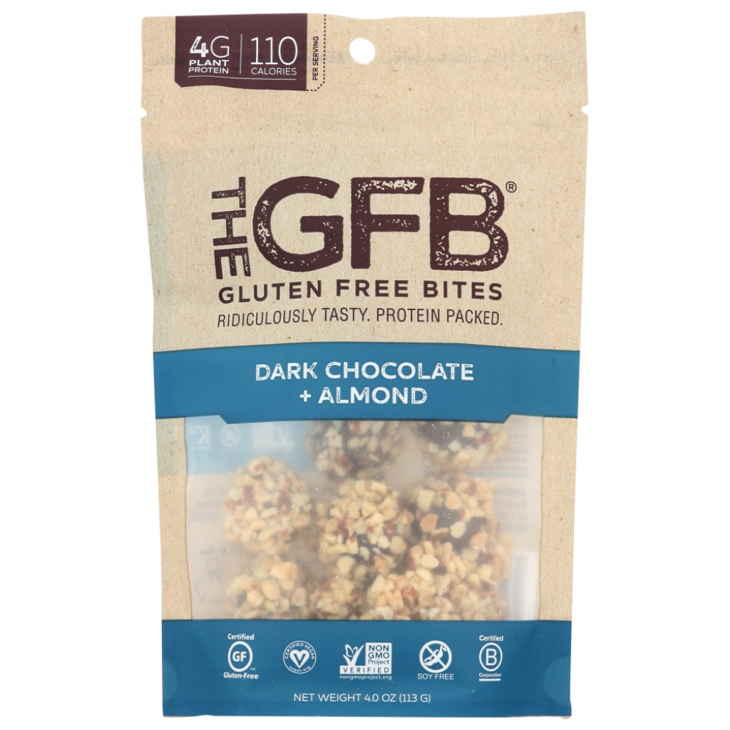 Delicious Dark Chocolate + Almond Bites, 4 oz