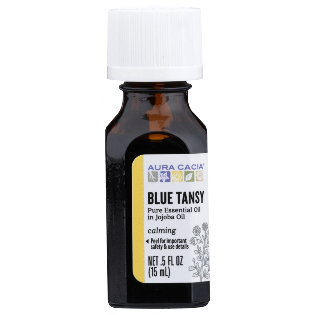 Blue Tansy Essential Oil in Jojoba, 0.5 oz