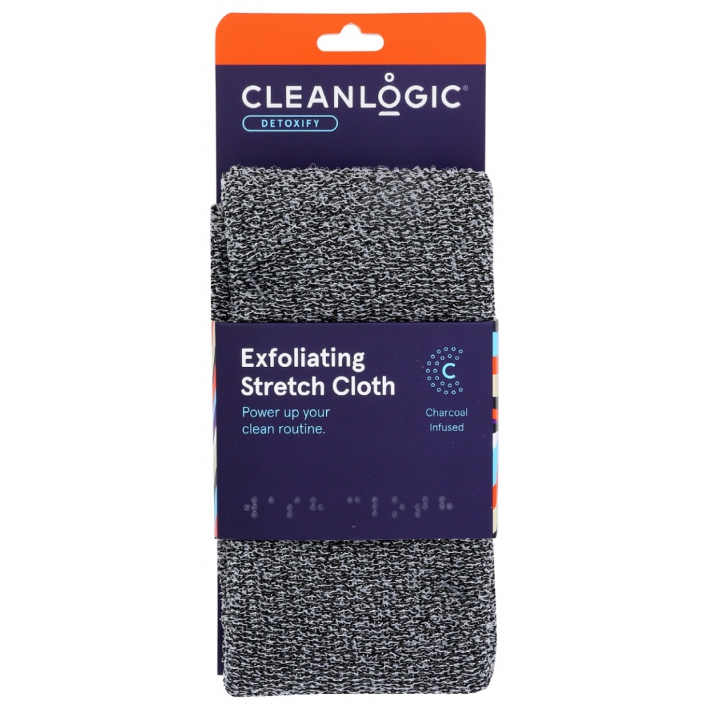 Detoxifying Exfoliating Stretch Cloths, 1 EA