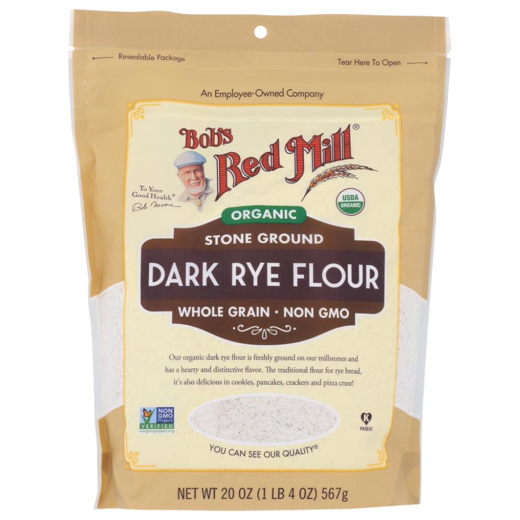 Organic Dark Rye Flour - Perfect for Baking