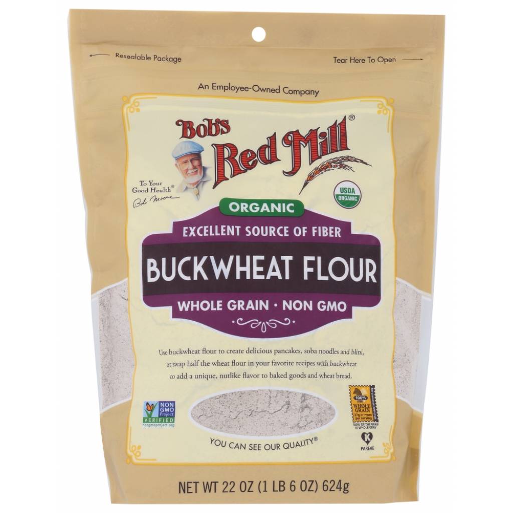 Organic Buckwheat Flour - 22 oz