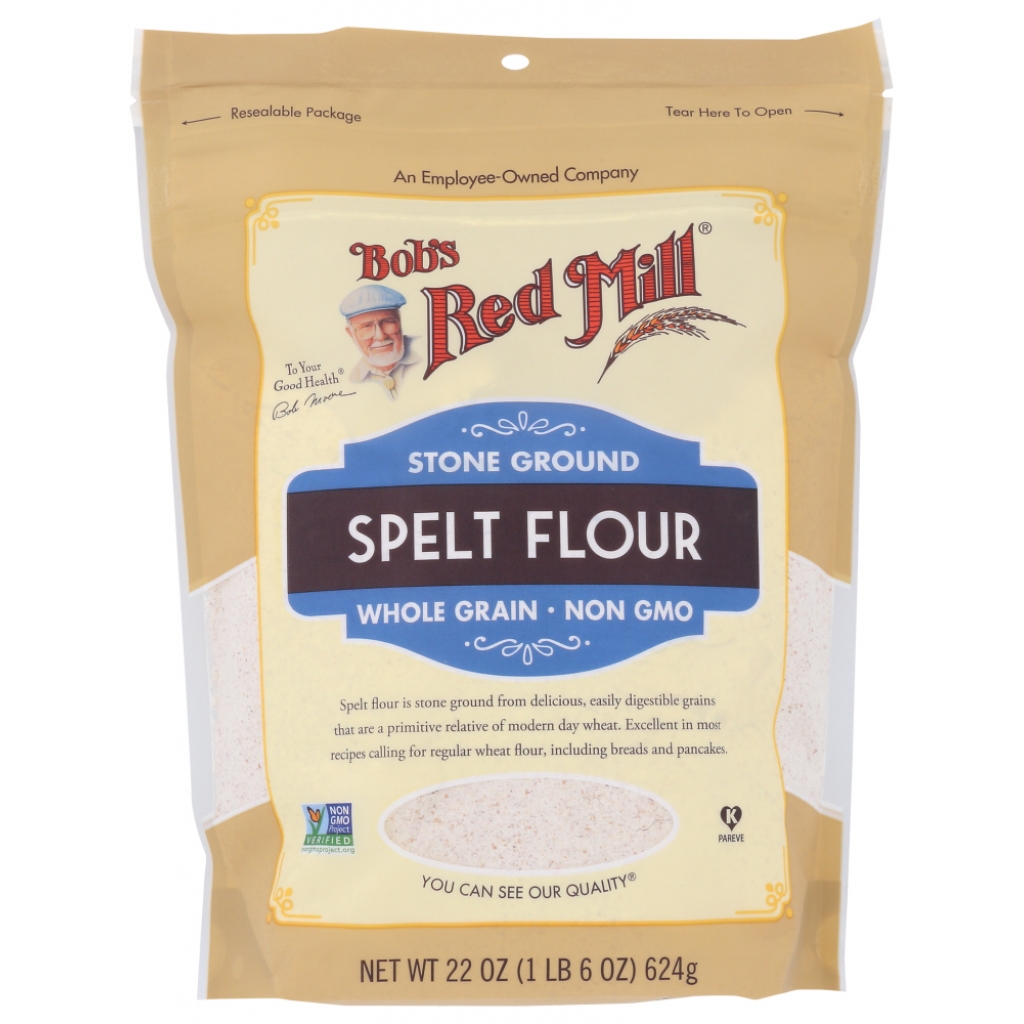 Stone Ground Spelt Flour, 22 oz