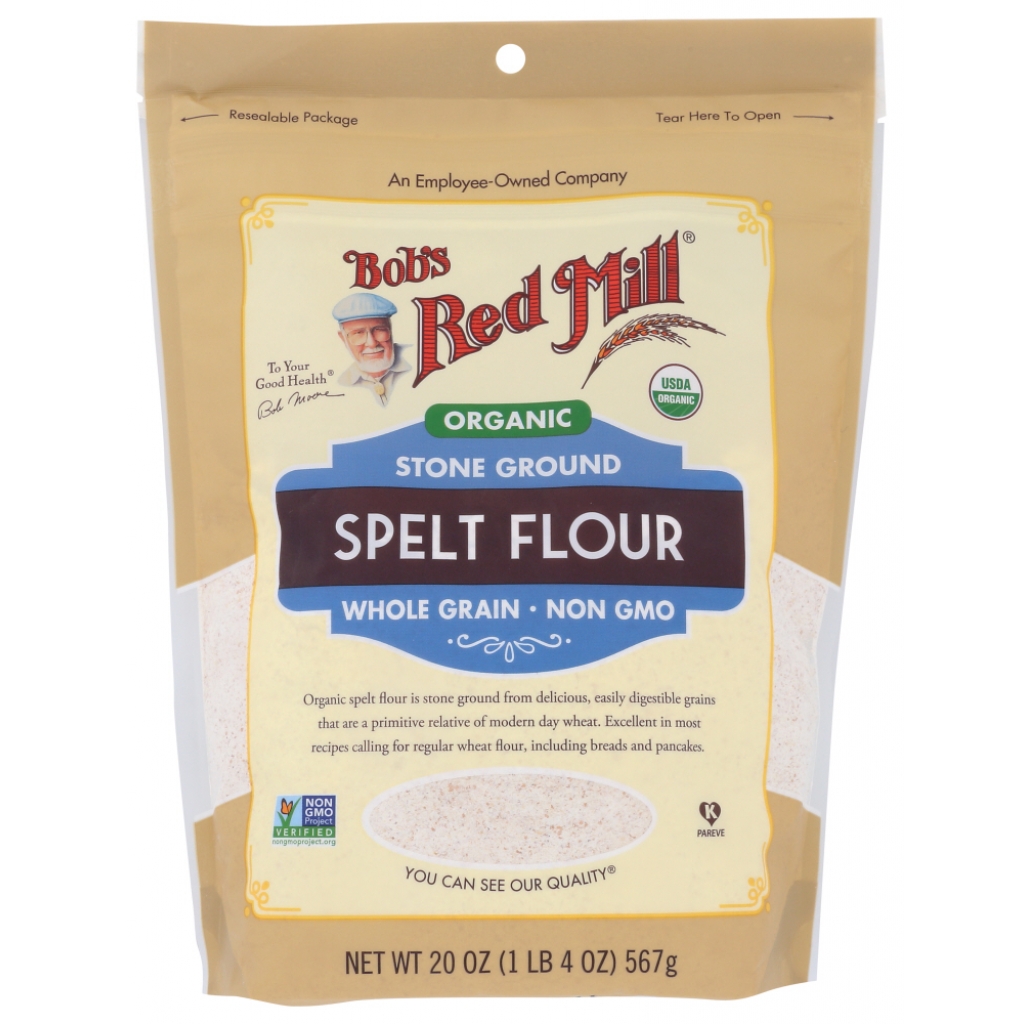 Organic Spelt Flour - Whole Grain Goodness, 20 oz