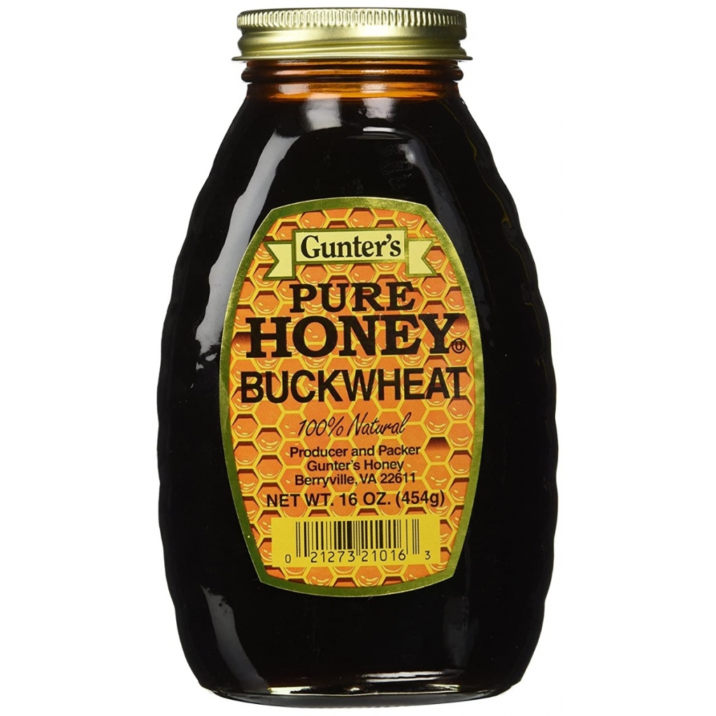 Pure Buckwheat Honey - Rich & Malty Flavor, 16 oz