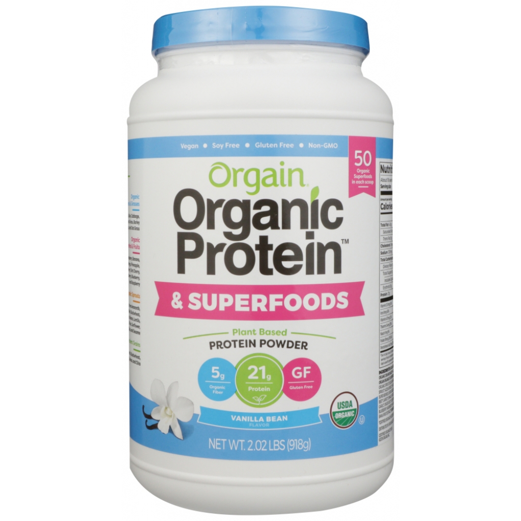 Organic Protein & Superfoods Vanilla Bean Powder - 2.02 lb