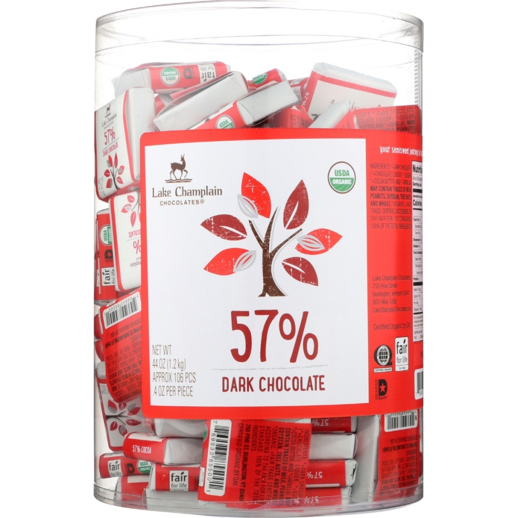 Organic Dark Chocolate Sharing Squares, 44 oz