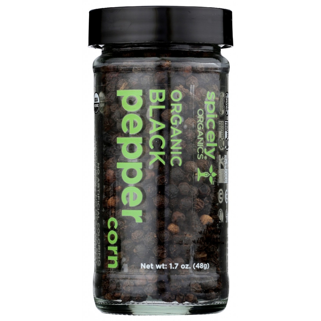 Organic Black Peppercorn Seasoning - 1.7 oz