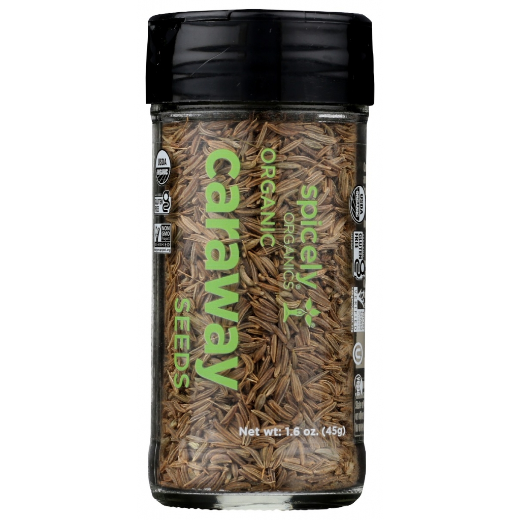 Organic Caraway Seeds in Jar - 1.6 oz