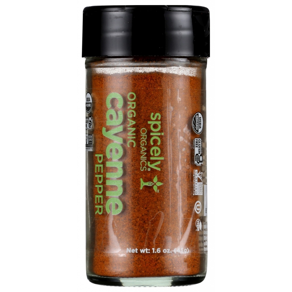 Organic Cayenne Pepper Spice, 1.6 oz