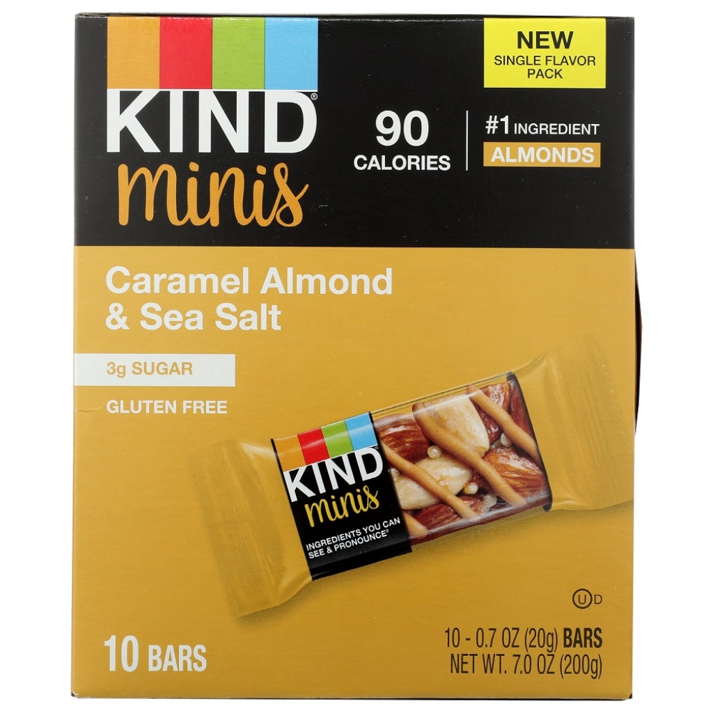 Caramel Almond and Sea Salt Minis, 7 oz