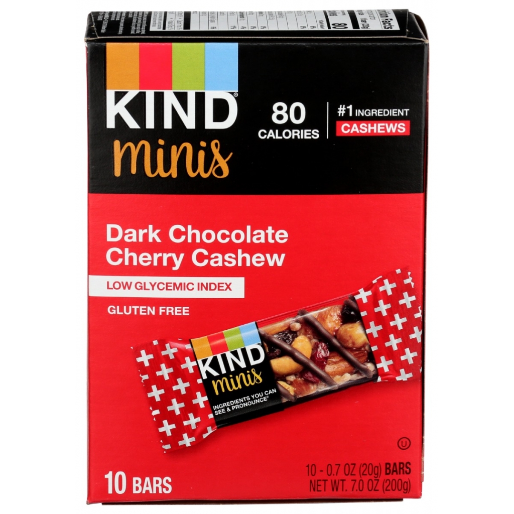 Dark Chocolate Cherry Cashew Bar - 7 oz