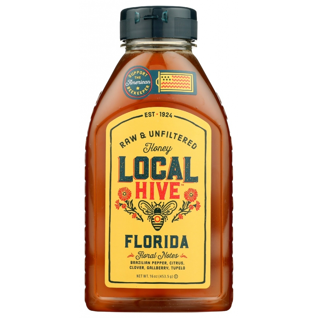 Raw Florida Unfiltered Honey - 16 oz