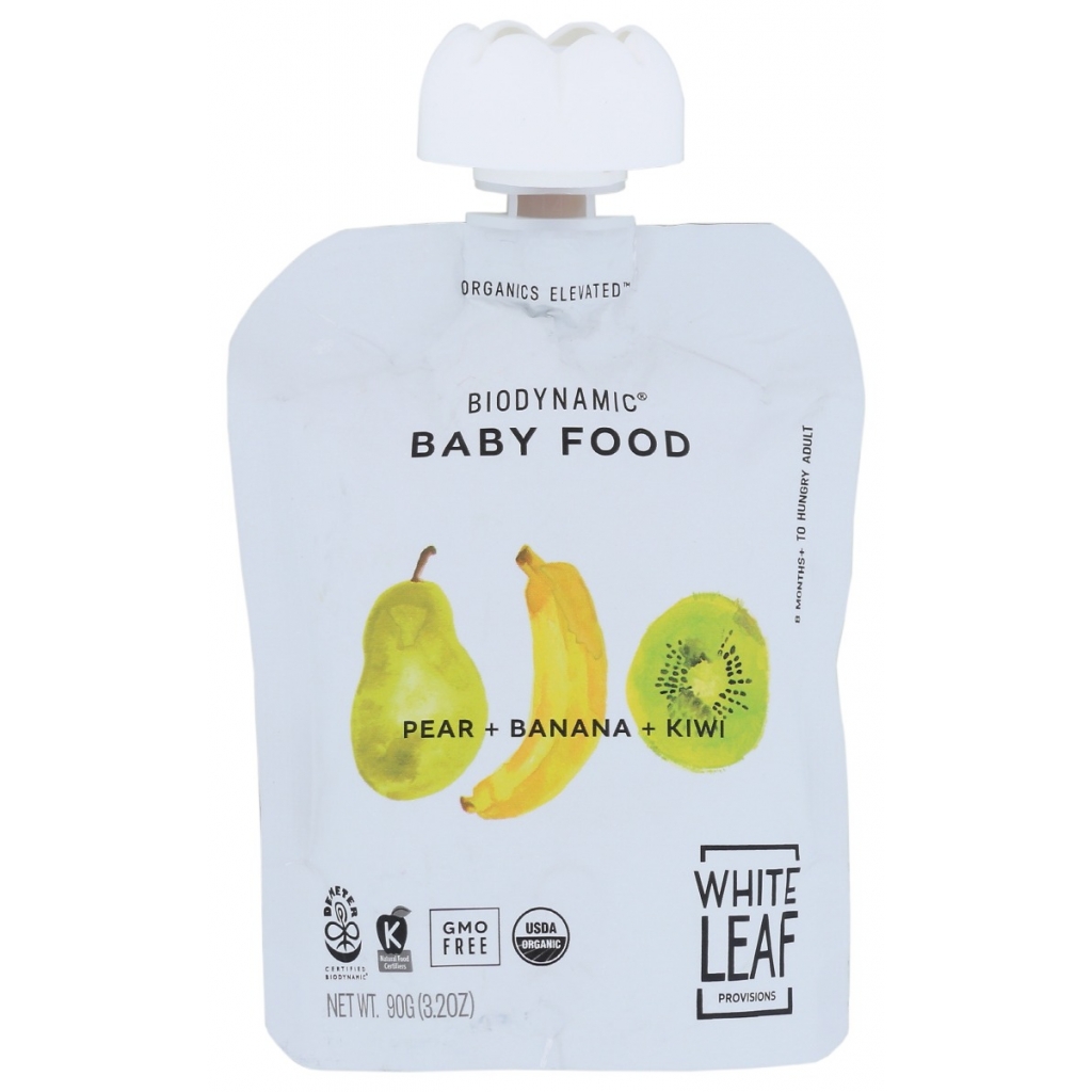 Organic Baby Food Pear, Banana & Kiwi - 90 gm