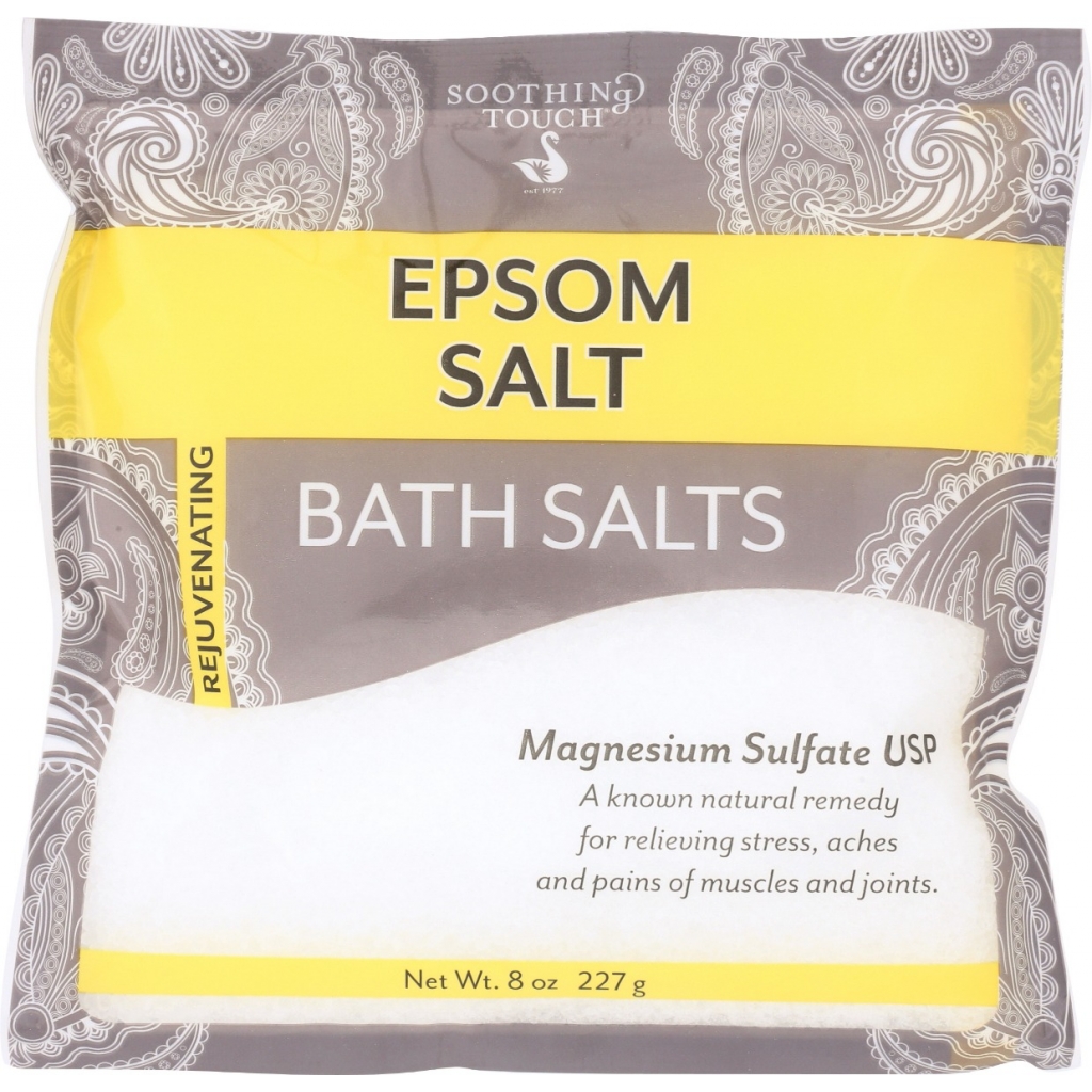 Pure Epsom Salt for Relaxing Baths, 8 oz