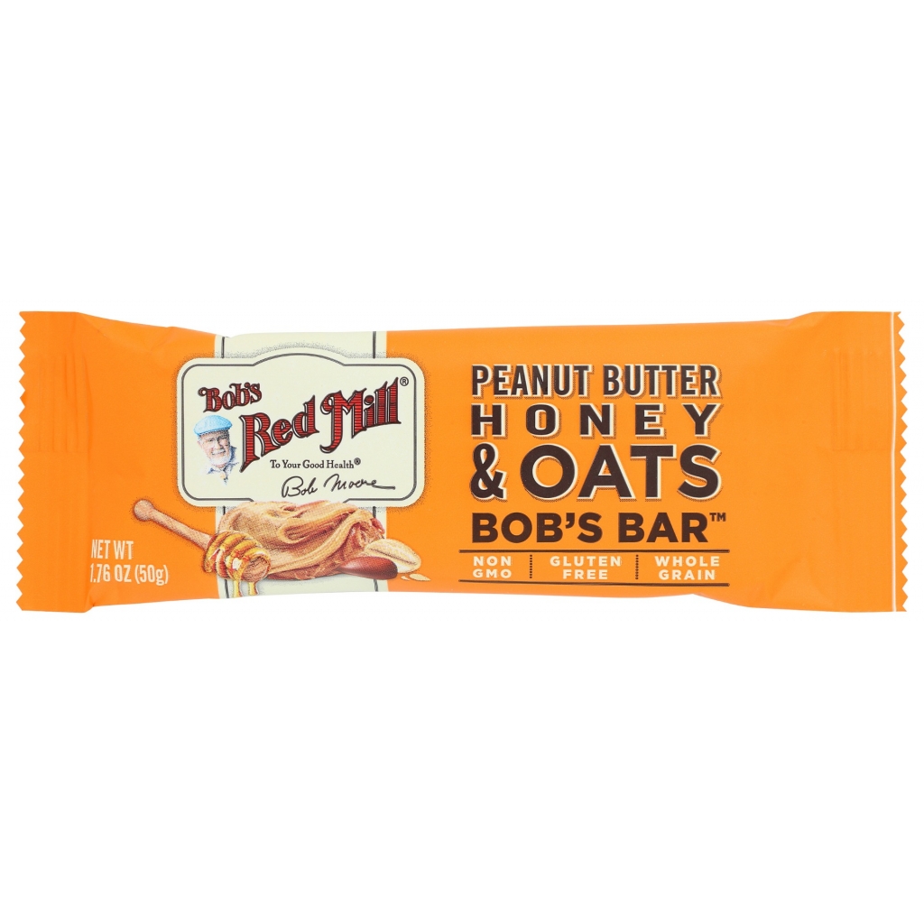 Bob's Peanut Butter Honey and Oats Bar, 1.76 oz