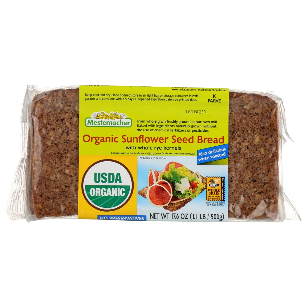 Organic Sunflower Seed Bread - 17.6 oz