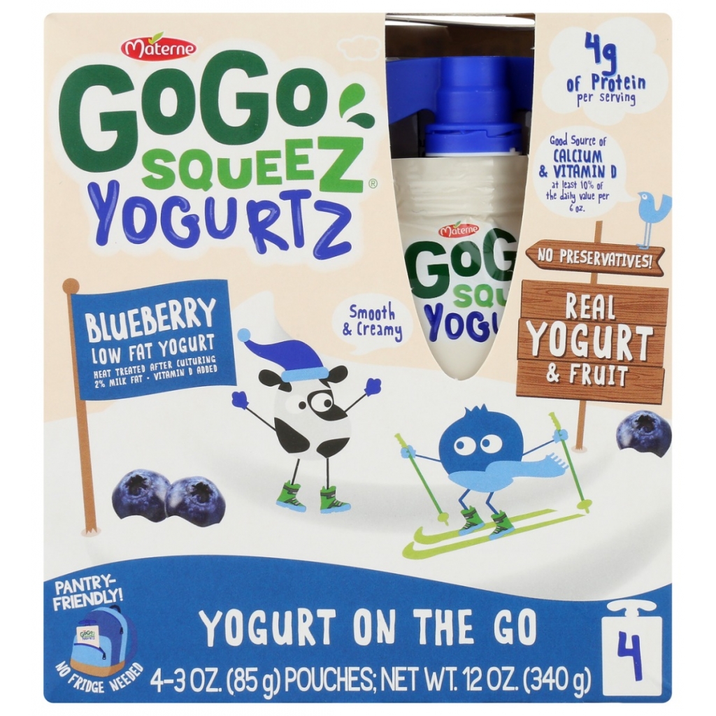 Blueberry Yogurtz - Healthy Snack for Kids on the Go