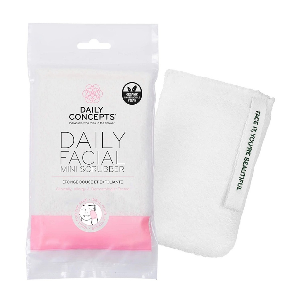 Mini Facial Scrubber - Gentle Daily Exfoliation Tool, 0.5 oz