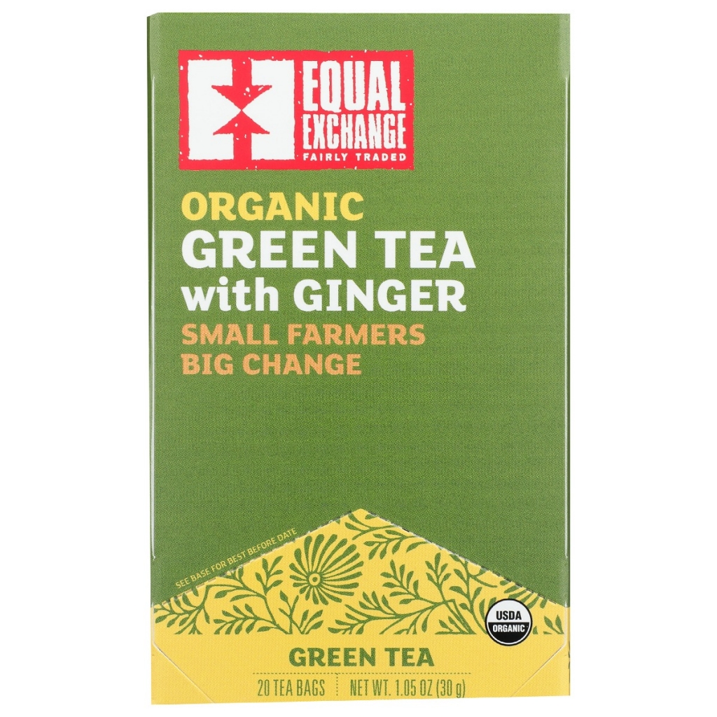 Organic Green Ginger Tea - 20 Bags