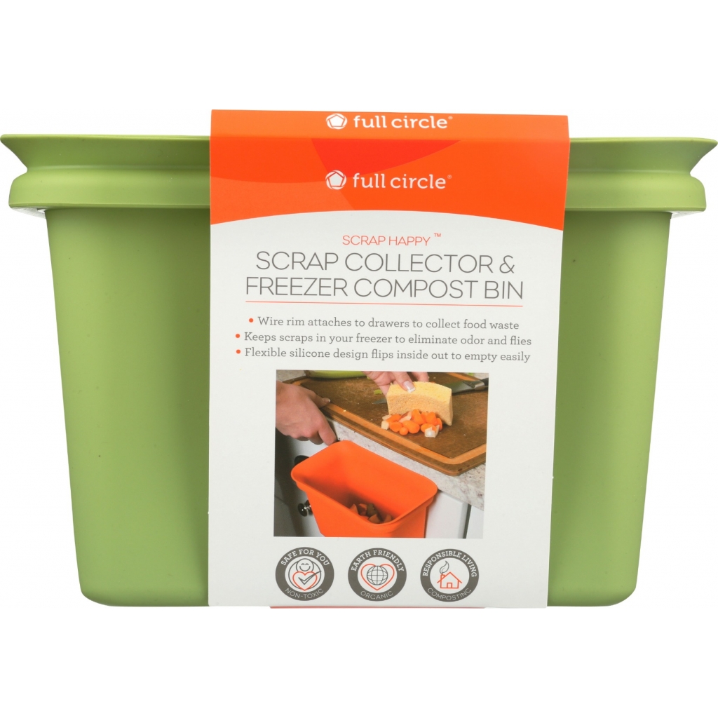 Green Scrap Collector with Bin - 1 each