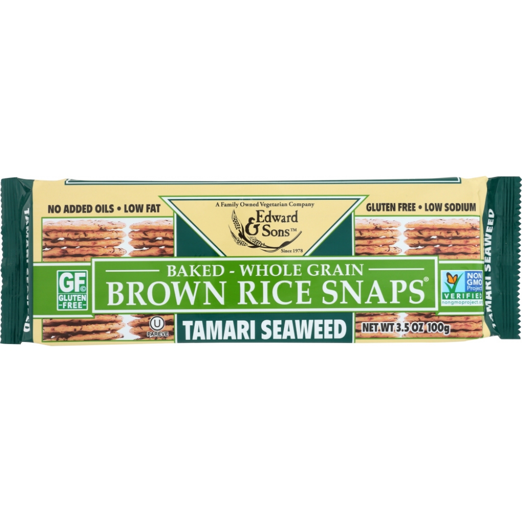 Tamari Seaweed Rice Snaps - 3.5 oz