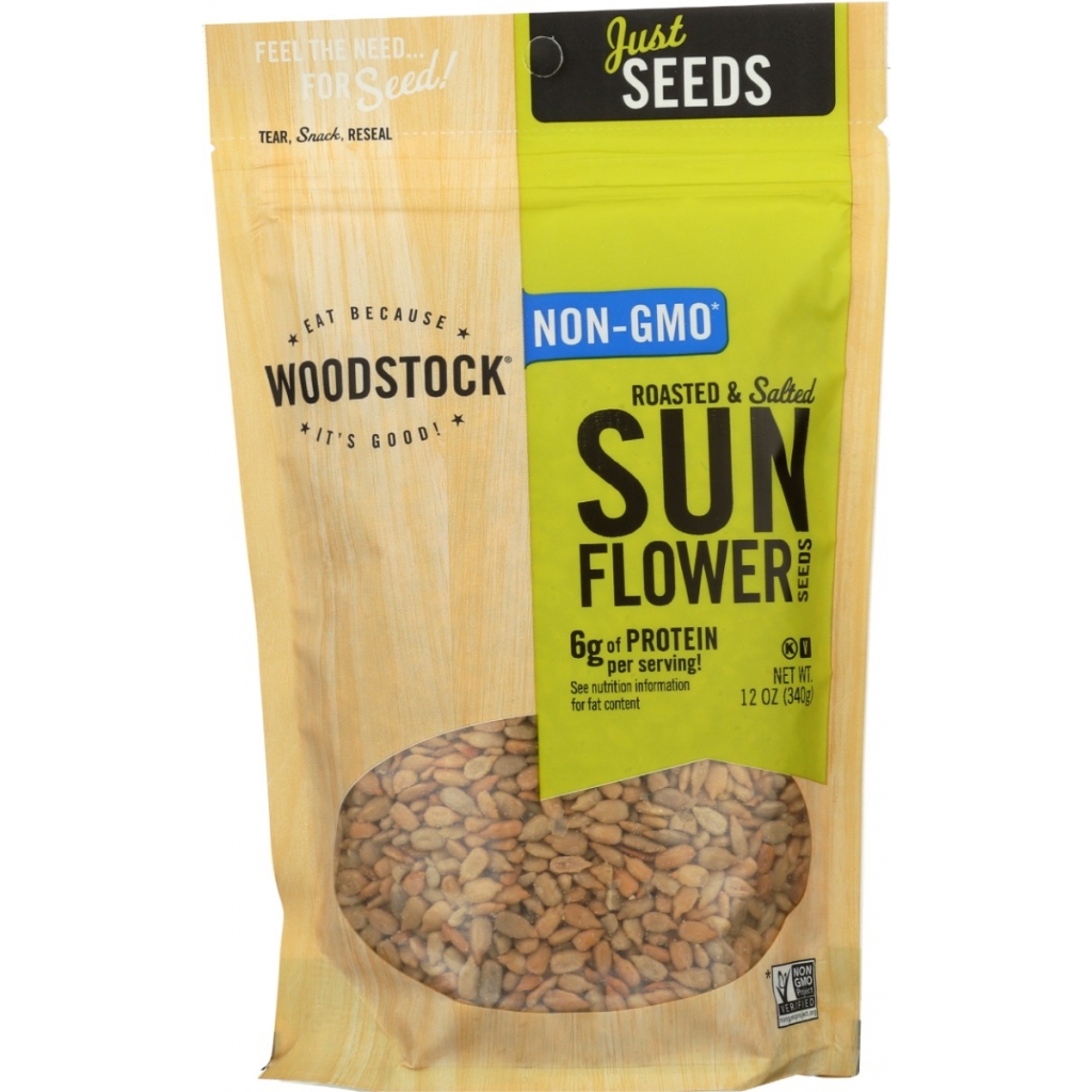 Roasted and Salted Sunflower Seeds - 12 oz