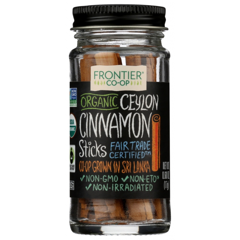 Organic Fair Trade Certified Ceylon Cinnamon Sticks, 0.6 oz