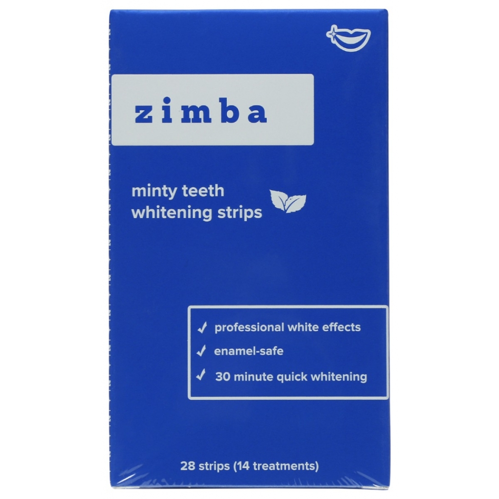 Minty Teeth Whitening Strips, 28 Pieces