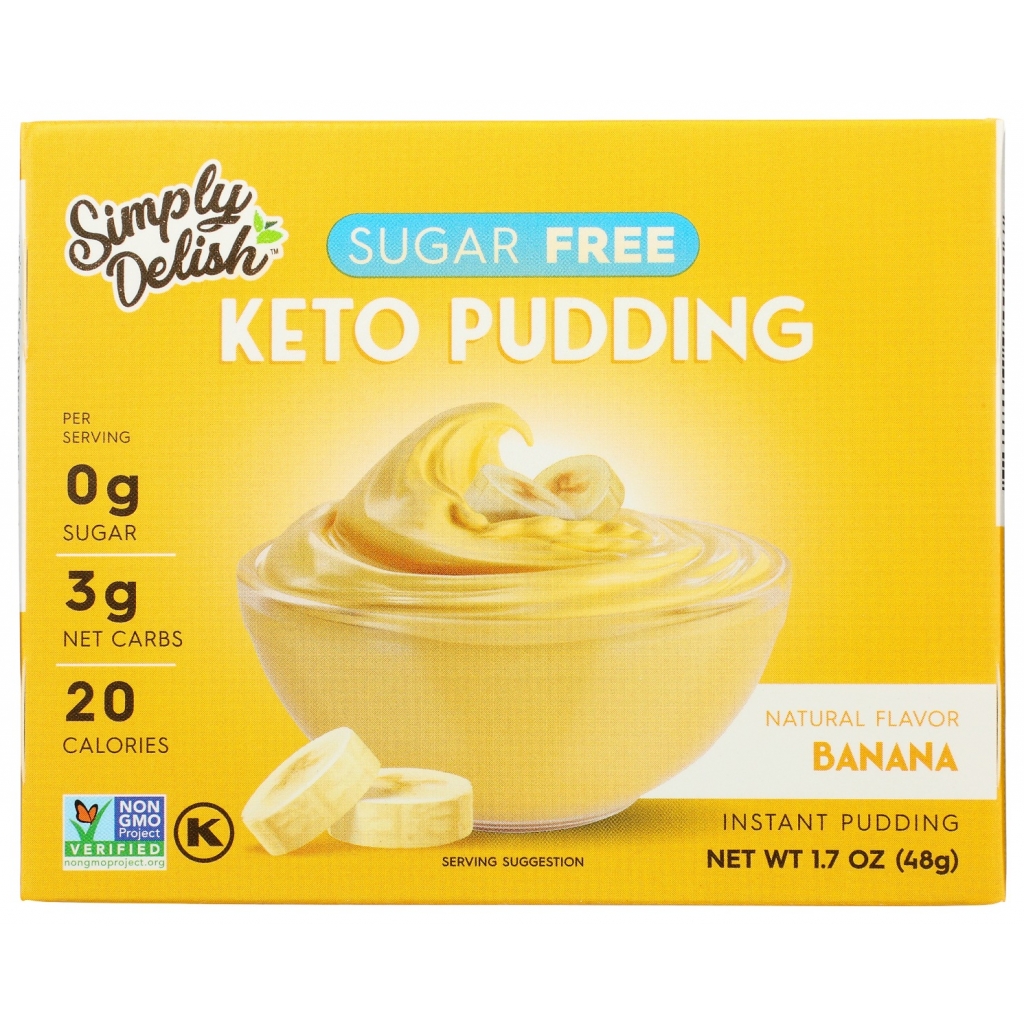 Simply Delish Instant Banana Pudding - Sugar Free & Keto Friendly