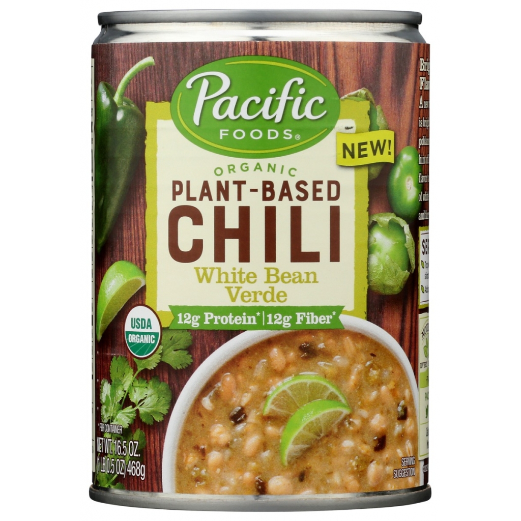 Protein-Packed Organic Chili with White Beans - 16.5 OZ