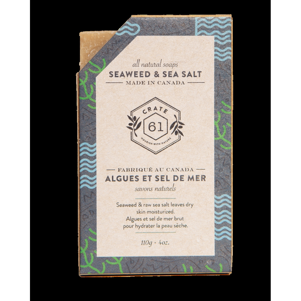 Sea Salt and Seaweed Soap Bar - 4 oz