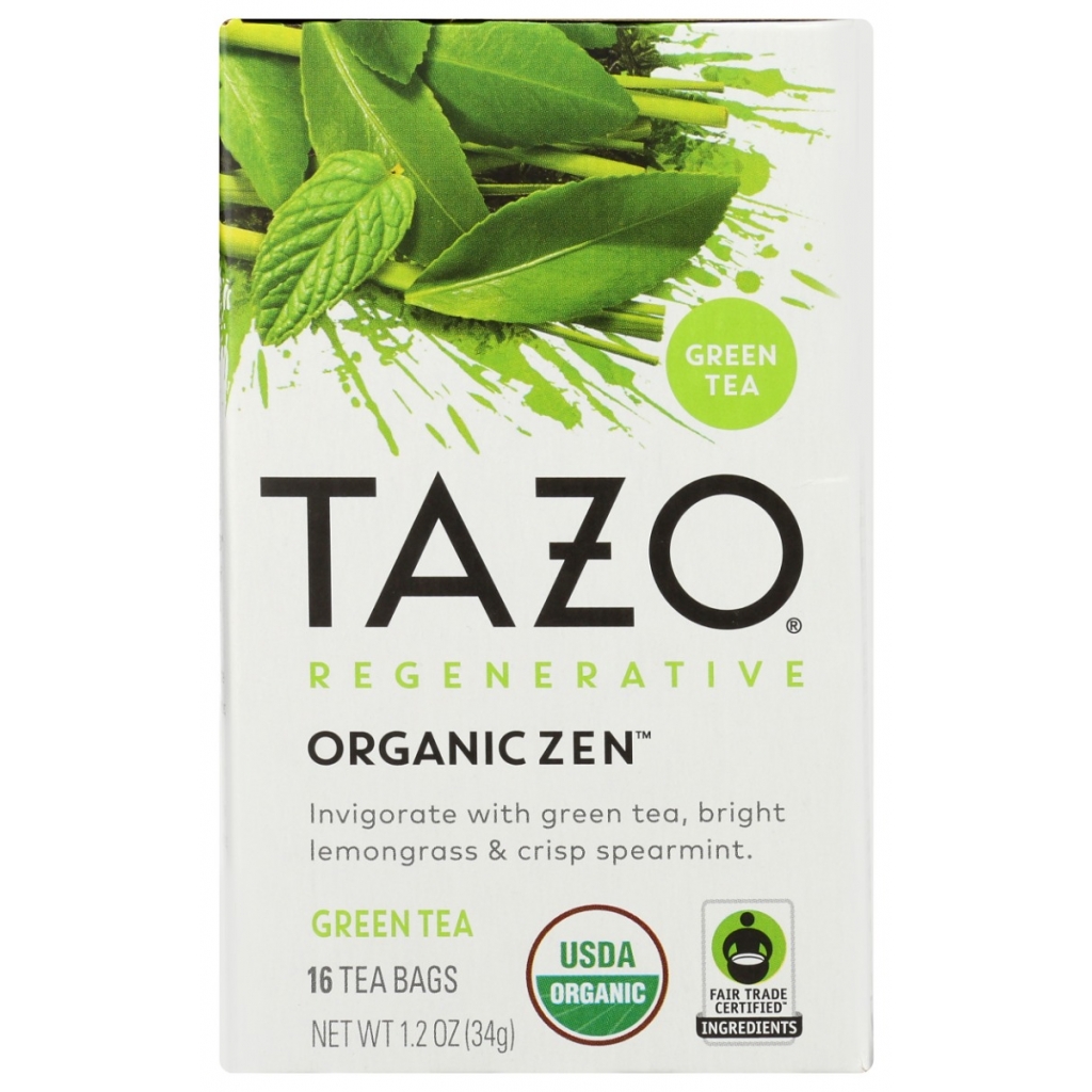 TAZO ZEN Organic Tea Bags, 16 BG