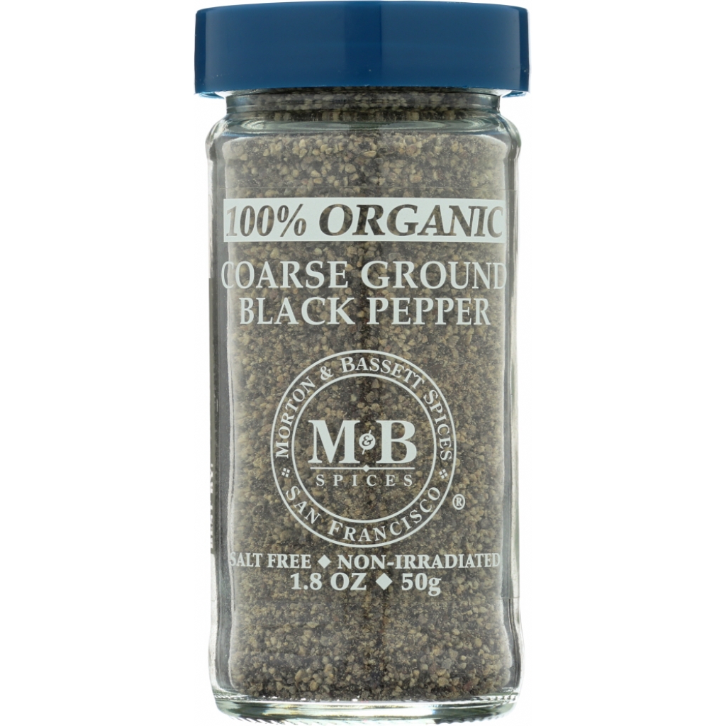 Organic Coarse Ground Black Pepper - 1.8 oz