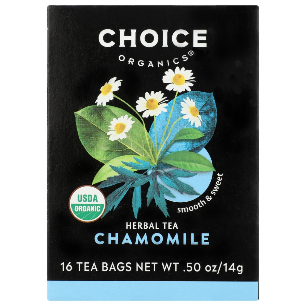 Organic Chamomile Herbal Tea, 16 bg