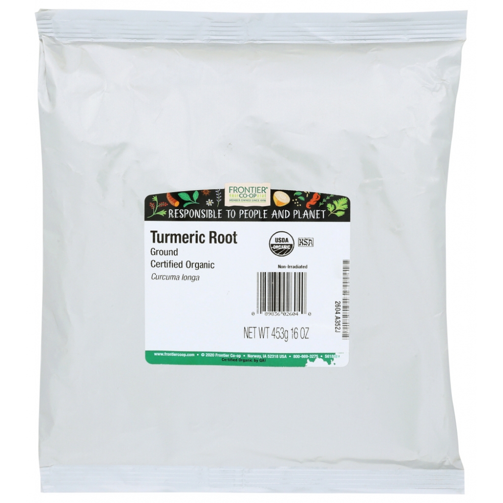 Ground Turmeric Root Organic, 16 oz