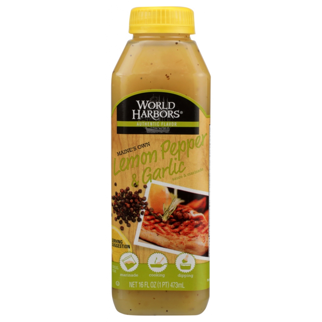 Lemon Pepper & Garlic Marinade - 16 oz