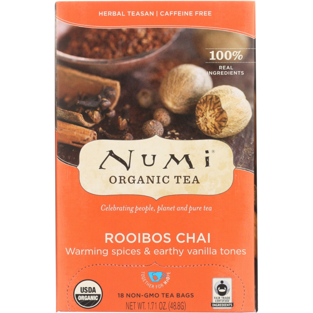 Organic Rooibos Chai Herb Tea - 18 bags