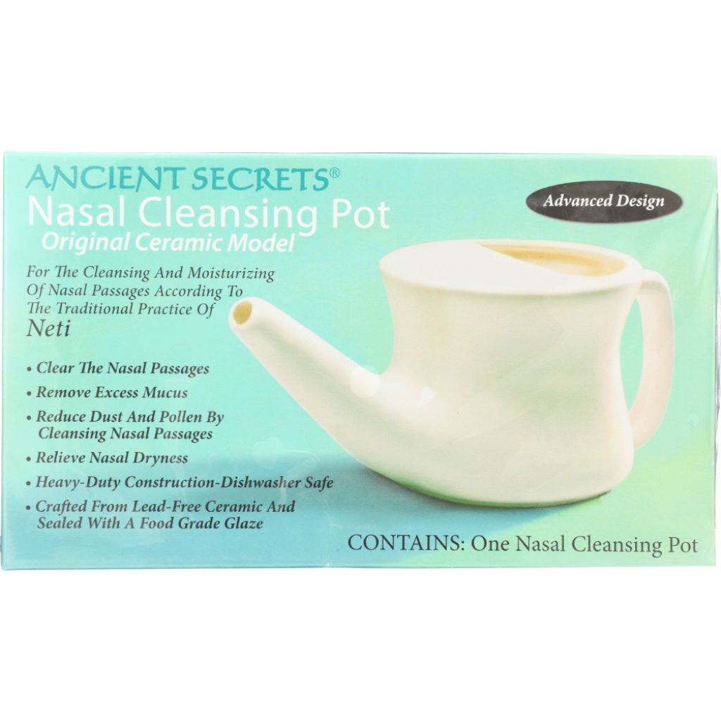 Handcrafted Neti Pot for Nasal Irrigation - 1 ea.