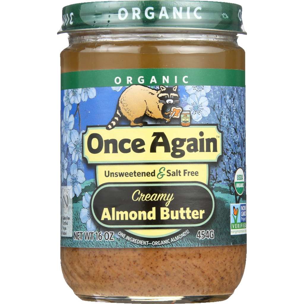 Organic Almond Butter - Creamy Roasted (16 oz)