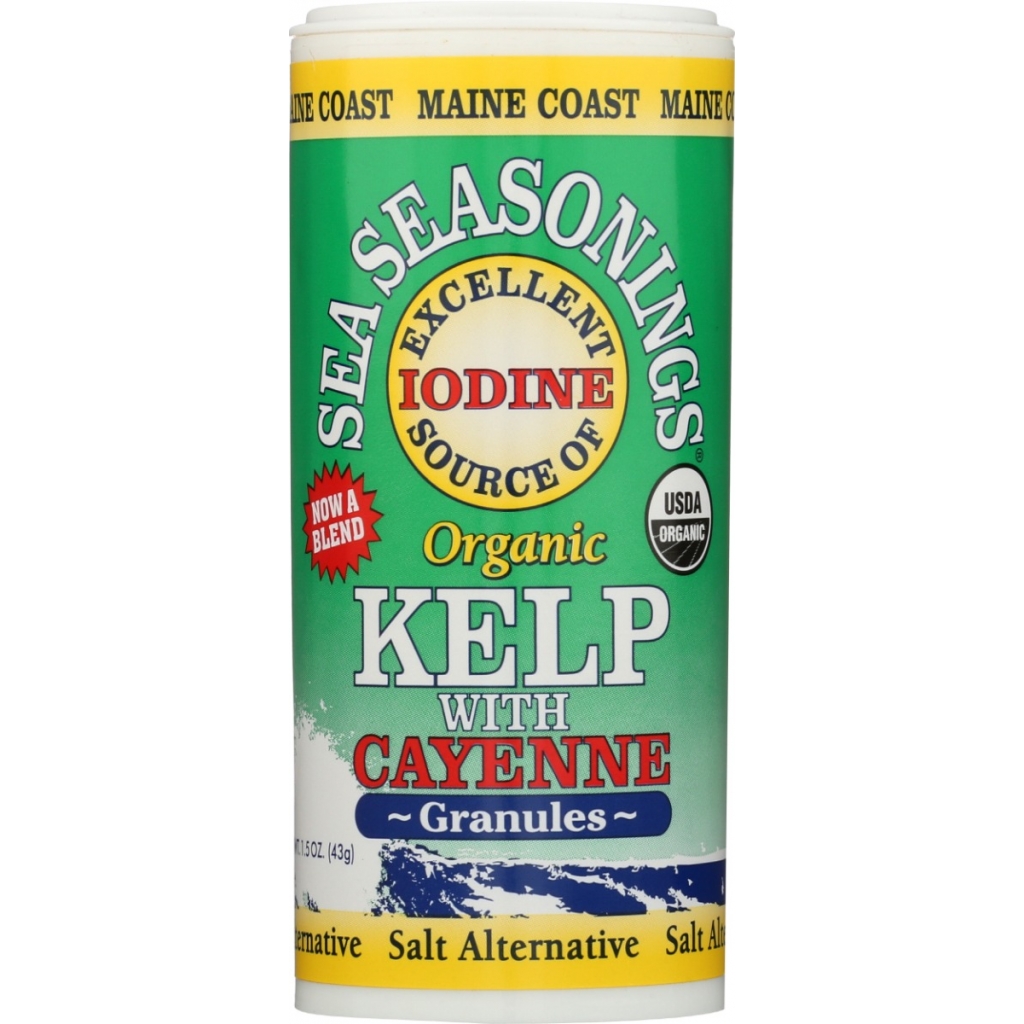 Organic Kelp with Cayenne Granules - 1.5 oz