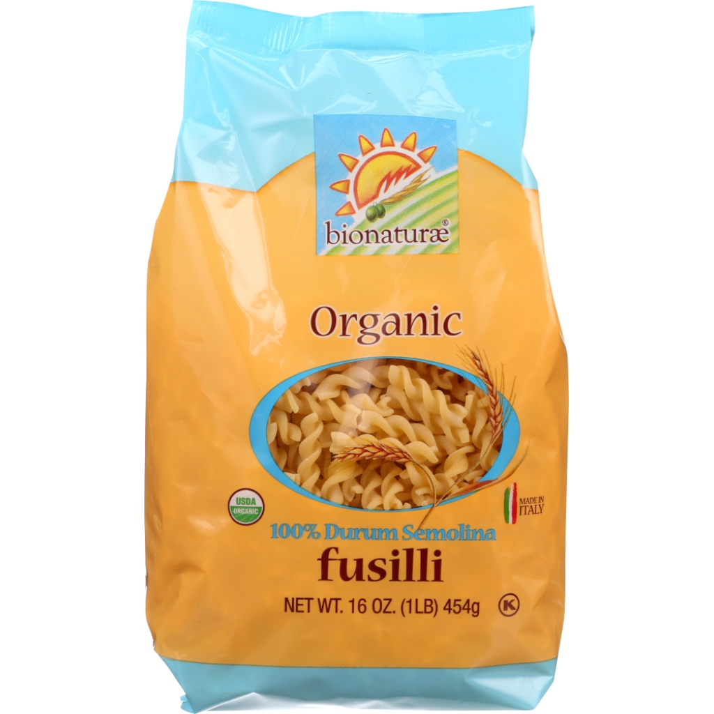 Premium Organic Fusilli Pasta, 16 oz