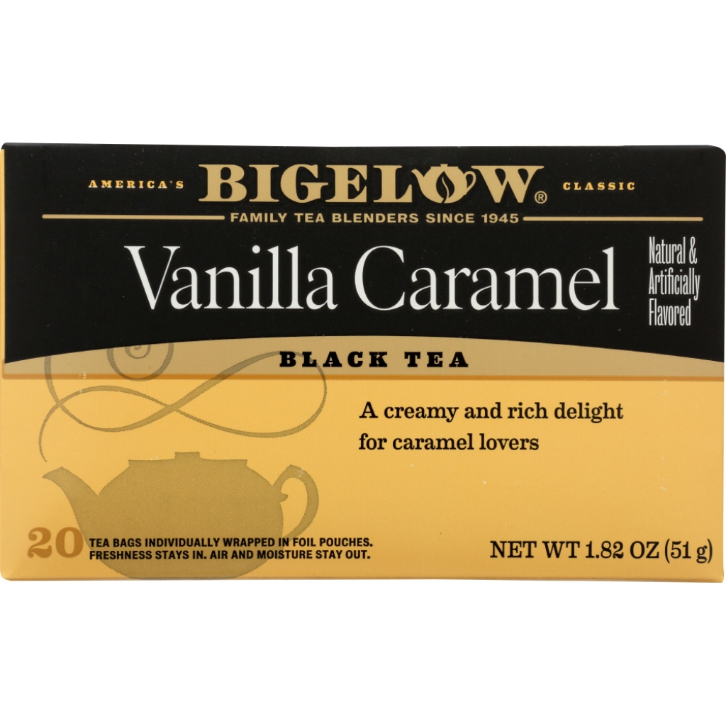 Vanilla Caramel Black Tea Bags - 20 ct