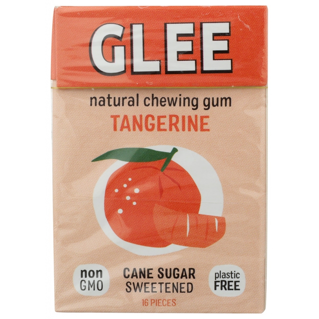 Natural Tangerine Chewing Gum - 16 pcs