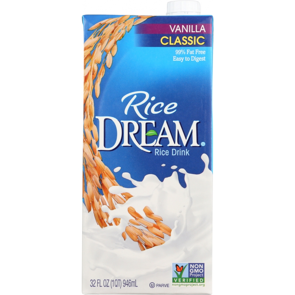 Rice Dream Vanilla Rice Drink - Light and Refreshing