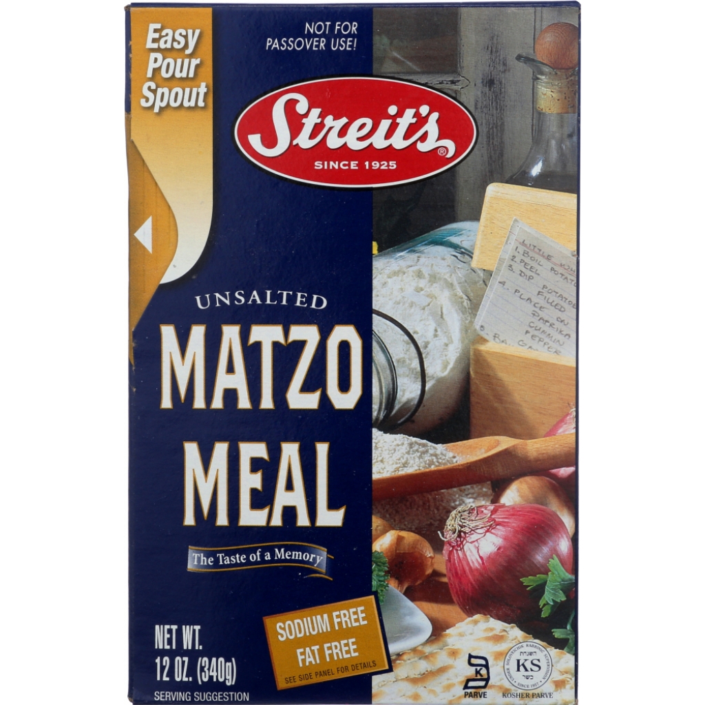 Unsalted Matzo Meal - 12 oz