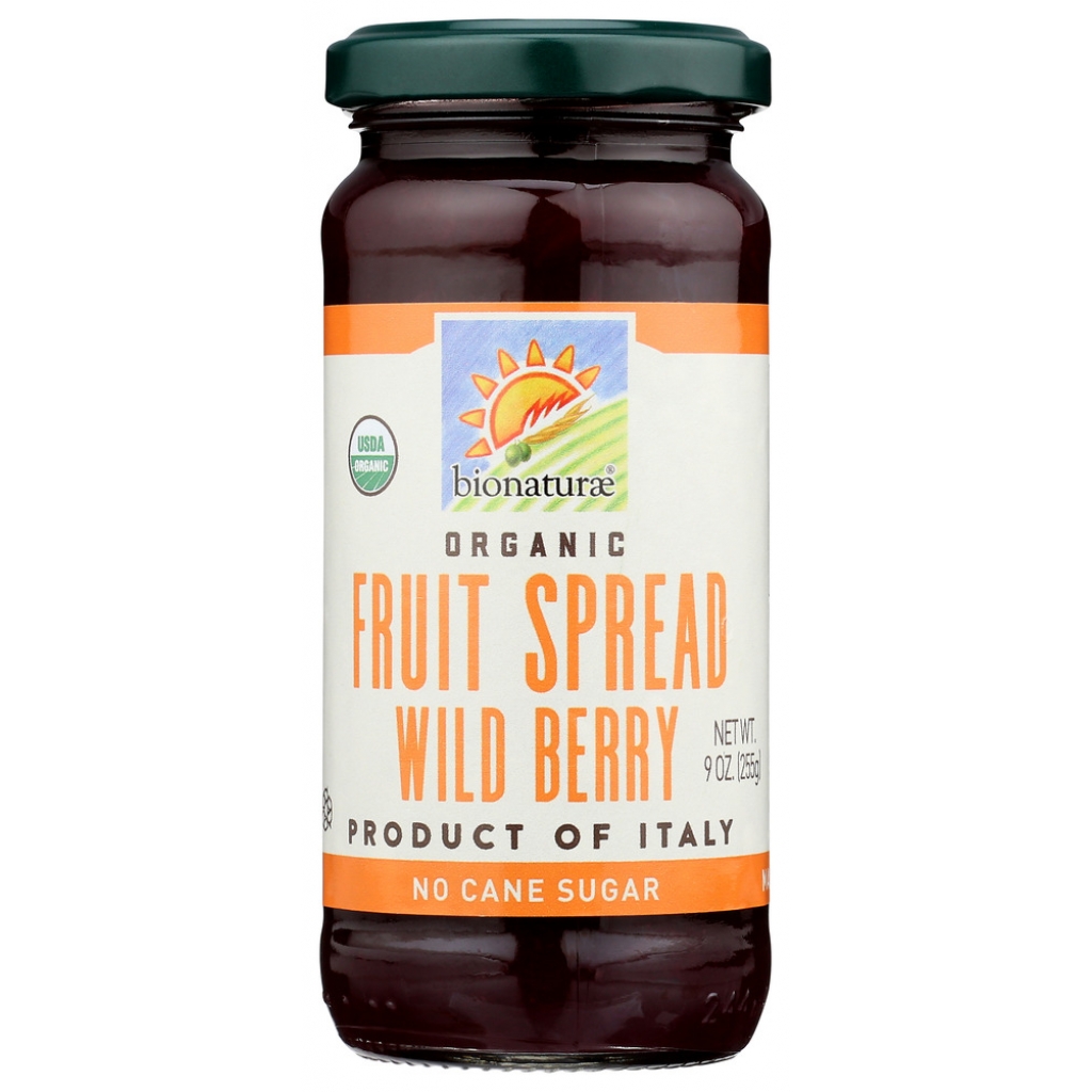 Organic Wild Berry Fruit Spread, 9 oz