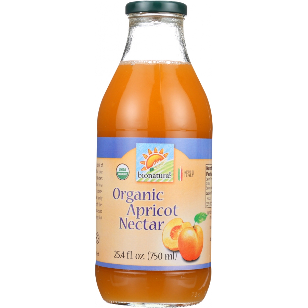 Organic Apricot Nectar, 25.4 oz