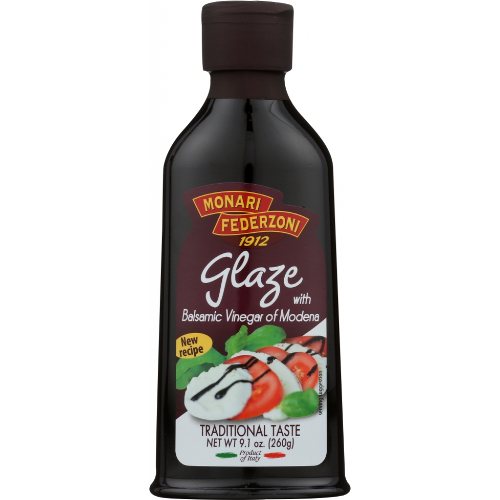 Authentic Balsamic Vinegar Glaze from Modena, 9.1 oz