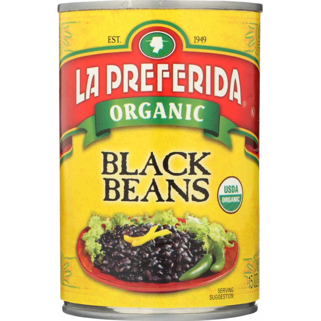 Organic Black Beans, 15 oz