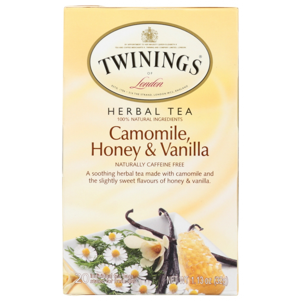 Soothing Camomile Honey and Vanilla Herbal Tea - 20 bags